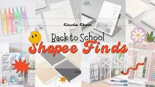 Best Shopee Finds from a Single Shop | Back to School Haul | Shopee Ph | Aesthetic Desk Organizing