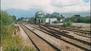 Class 69 Diesel Locomotive heading through Whittlesea to Goole Glassworks. 