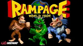 Rampage World Tour (Arcade) Midway Longplay [29]