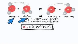 Self Ionisation of Water