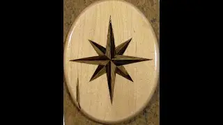 Make a wooden Nautical Compass Star (Rose)