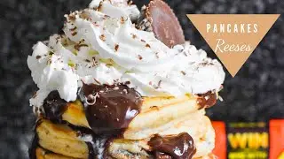 Reese's chocolate peanut butter pancakes (pancake day 2020)