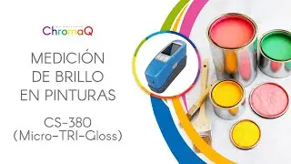 Brill&oacute;metro port&aacute;til CS-380 (Micro-TRI-Gloss) - Aplicaci&oacute;n en Pinturas