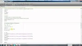Symbolic Maths toolbox in Matlab