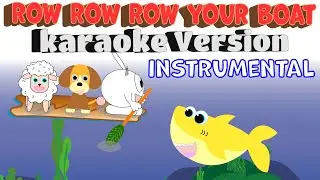 Row row row your boat | instrumental | Karaoke Version | POPULAR NURSERY RHYME | toddler Song