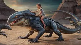 Hostile Alien Lizards Feared by All&mdash;Until a Little Human Girl Played with Them!