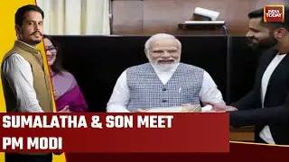 Mandya MP Sumalatha & Son Meet PM Modi | State Of War Karnataka