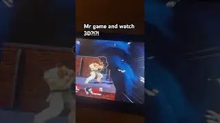 Mr game and watch is actually 3D?