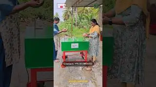 TWO in ONE Coconut Dehusking Machine