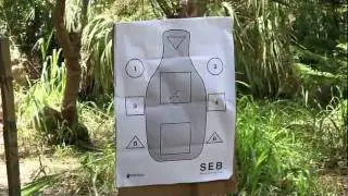 Battle Comp 1.0 Shooting test Shot from about 10-12 yards