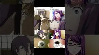 Two names. Two coffees. Same chaos. ☕🔥Reze (Chainsaw Man) 🤝 Rize (Tokyo Ghoul) &mdash;