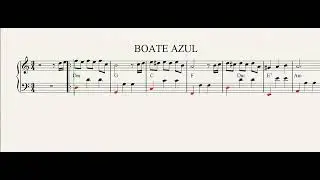 BOATE AZUL - PARTITURA PARA SANFONA , ACORDEON