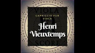 Henri VIEUXTEMPS: CAPRICCIO fur Viola  (Nobuko Imai)  / * Sheet Music !!!  |   [ #ViolaScore ]     🔝