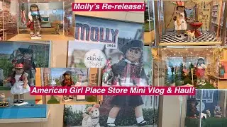 American Girl Place Mini Store Vlog/Haul! Molly's Re-release!