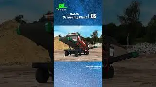 Mobile screening plant, bulk material screening classifying equipment
