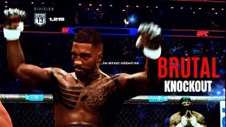 UFC 5 | Thug on Ranked Career tried to rob me&hellip; | Brutal Knockout