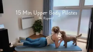 15 MINS UPPER BODY PILATES | At Home Pilates (No Equipment)