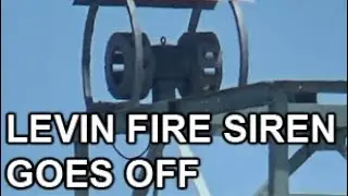 SIREN SOUNDING | Levin Fire Station Siren (real emergency)!