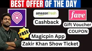 Magicpin - Zakir Khan Free Show Quiz Answer | Fave app | Amazon Fresh | Swiggy app | Free Sample