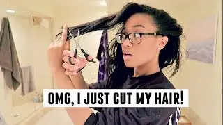 OMG, I JUST CUT MY HAIR | Happy Vlogadays #2