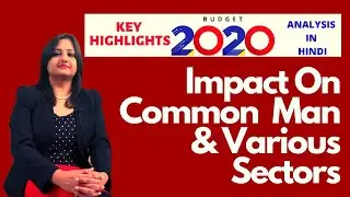 Budget 2020 India Analysis in Hindi | Budget Highlights & Impact on Stock Market,New Tax Slab FY-21