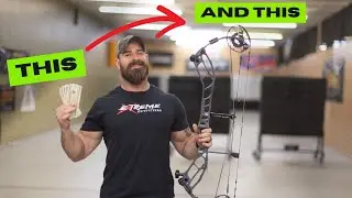 $100 Archery Shop Challenge & We Gave Away A Hunting Bow