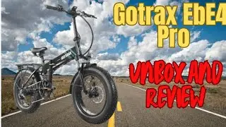 Gotrax EBE4 PRO - 750 Watt Folding E-Bike Unboxing and Review