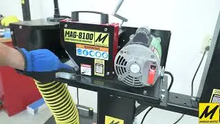 Как использовать точилку для лезвий газонокосилки MAG-8100