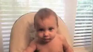 Elsie eats a biscuit