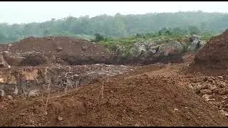 proses blasting batuan andesit