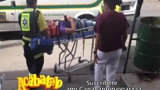 Brandon Meza Sufre Caida en Aabatelo