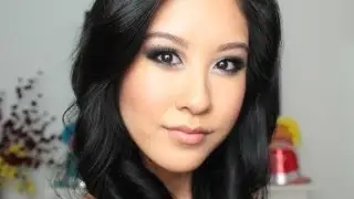 Gunmetal and Glitter NYE Party Makeup