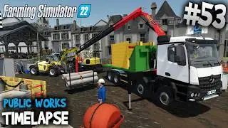 🚧Установка санитарных систем с помощью Wacker Neuson ET145 и грузовиков Mercedes 👷 Общественные р...