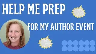 Help Me Prep for My Author Event