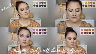 MORPHE X JACLYN HILL VAULT COLLECTION REVIEW + LOOK WITH EACH PALETTE