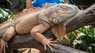 MENEMUKAN IGUANA RED ALBINO JUMBO DI KEBUN BINATANG INI!