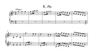 D. Scarlatti - Sonata in B Flat Major, K.189 (David Louie)