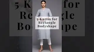 Kurtis for rectangle Body Shape 🤩 look  slim in ethnic traditional outfit #shorts #fashion #viral