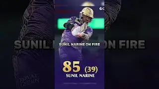 SUNIL NARINE ON FIRE #shorts #short #shortsfeed #shortsviral