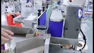 Automatic Round Bottle Labeling Machine For Hexagonal Glass Bottle