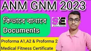 ANM GNM documents required for counseling | Anm Gnm 2023 documents proforma 2 A1 A2 #anmgnm2023