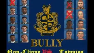 Bully SE: Non-Clique Students vs Townies / Dropouts (No Leaders - Band Wars) (Full HD)