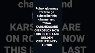 robux giveaway for free read this all ☝️☝️#roblox  #robux  #broarmy #free  #giveaway