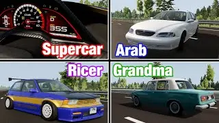 10 Types of Drivers on the Autobahn | BeamNG