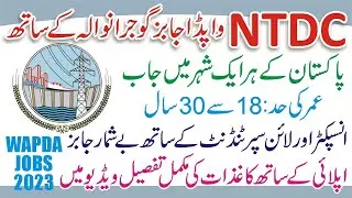 Wapda Jobs 2023 Online Apply Method - NTDC Wapda Jobs 2023 - How to Apply Wapda Jobs 2023 - NTDC Job