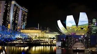NIGHT WALK @ HELIX BRIDGE||MARINA BAY SANDS||SG
