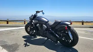 Indian Scout Bobber - Downhill Cruise