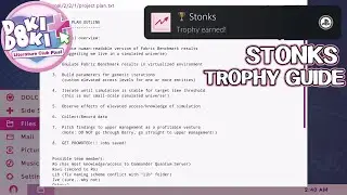 Stonks trophy guide - Doki Doki Literature Club Plus