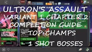 Ultrons Assault Variant 1 Chapter 2 Completion Guide | MARVEL CONTEST OF CHAMPIONS | MCOC |