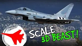 BIG RC Eurofighter with Thrust Vectoring ✈️ Scale Looks, 3D Beast!